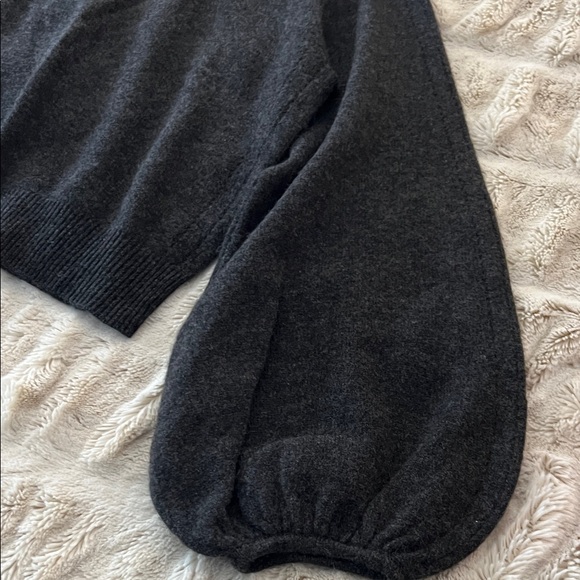 Frame Denim Charcoal Crew Neck Sweater - Picture 3 of 8